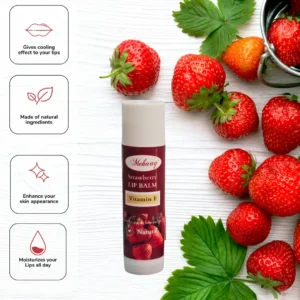 Mehaay Naturals Strawberry Lip Balm 6g 