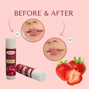 Mehaay Naturals Strawberry Lip Balm 6g 