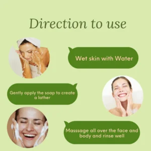 Mehaay naturals Cucumber glycerine soap (Pack of 2) 