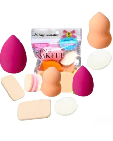 Mehaay Makeup Sponge Set For Professional Blending 6 Pcs