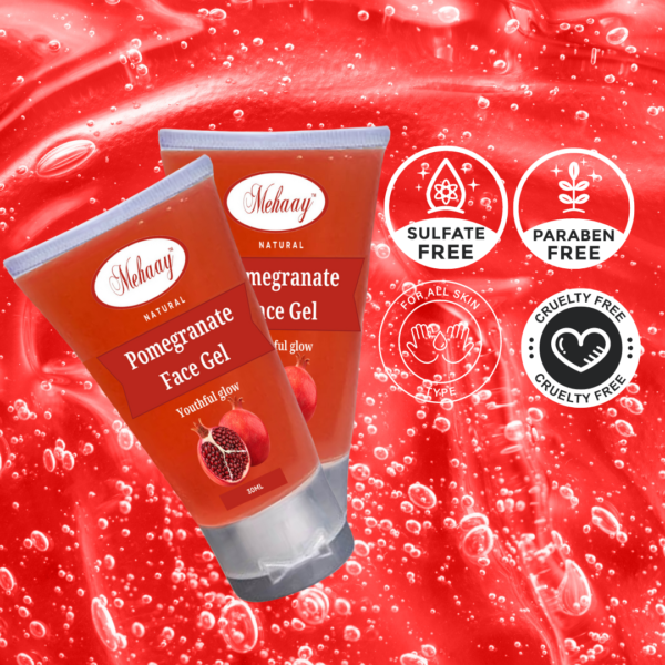 Mehaay Naturals Pomegranate Face gel 30g