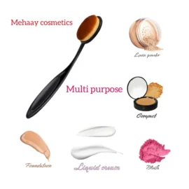 Mehaay Makeup Sponge +Mushroom Blender + Brush cleaner + Oval brush ( Set of 5 Pcs)