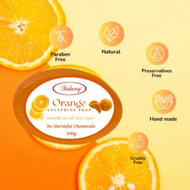 Mehaay Naturals Orange Glycerine Soap (Pack of 2)