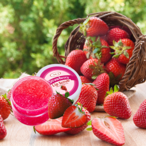 Mehaay Naturals Strawberry Lip Scrub 