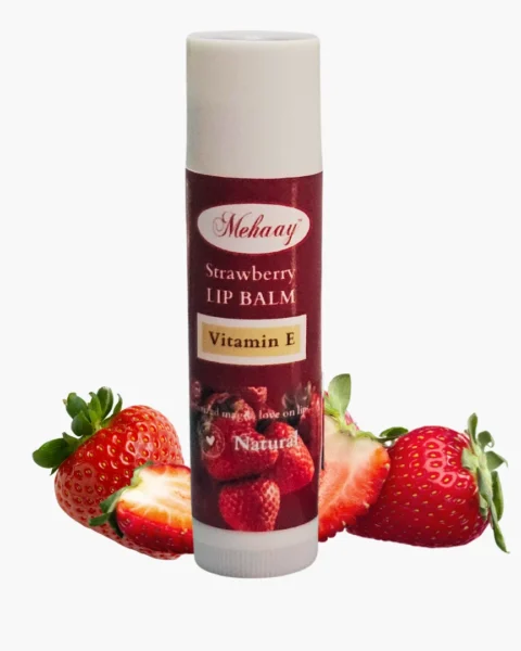 Mehaay Naturals Strawberry Lip Balm 6g