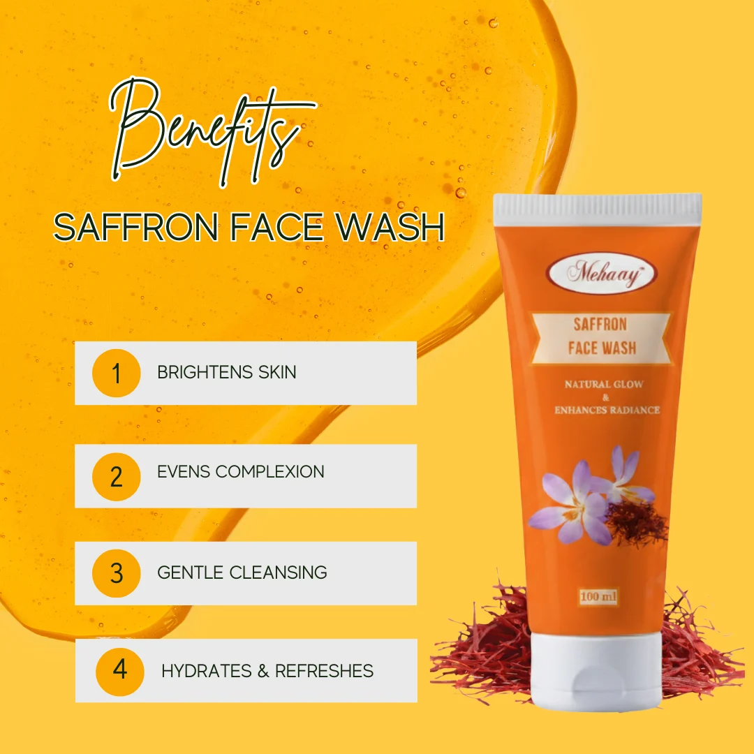 saffron face wash