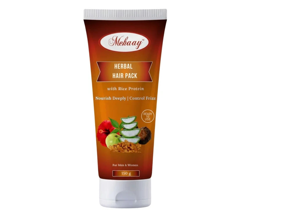 Mehaay Herbal Hair Pack front view natural hair care product