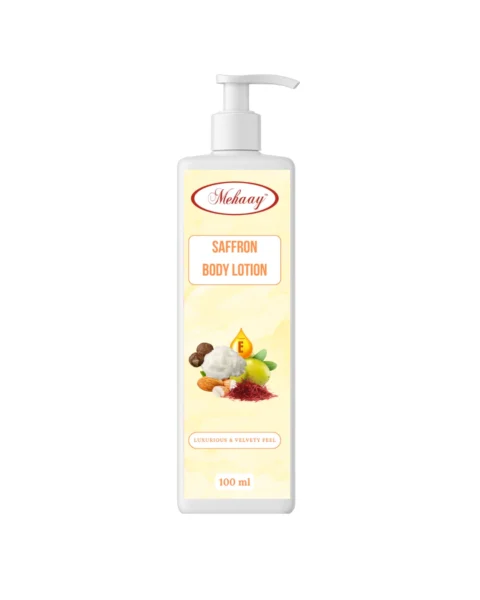 Saffron body lotion