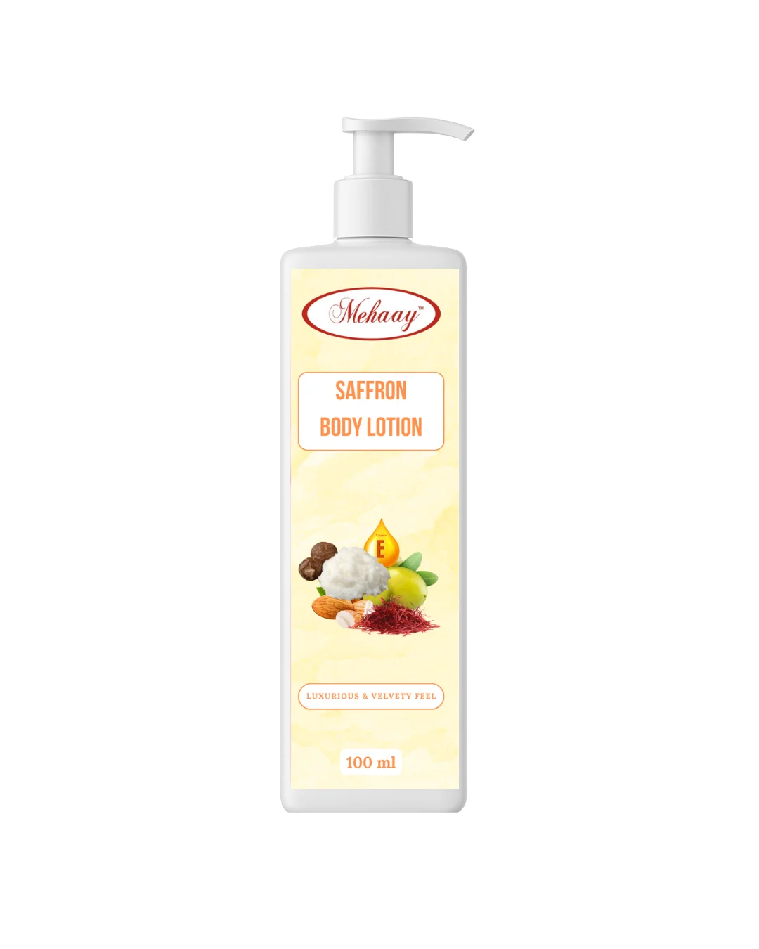 Saffron body lotion